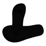 Disposable Black Foam Sticky Feet - 25 Pairs